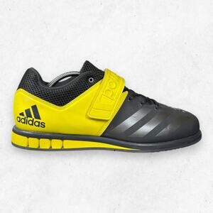 Adidas Powerlift 3.1 Mens 10 Weightlifting Crossfit Shoes BB2844 Yellow Gray